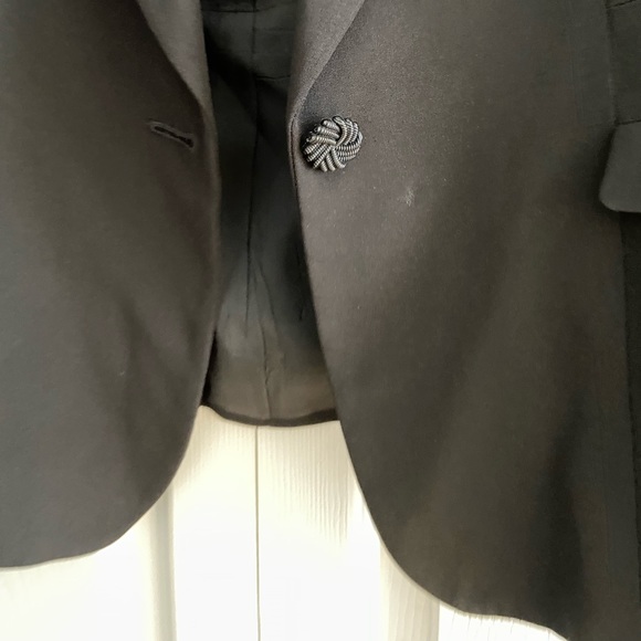 Giorgio Armani black short blazer size 12 - Picture 2 of 7